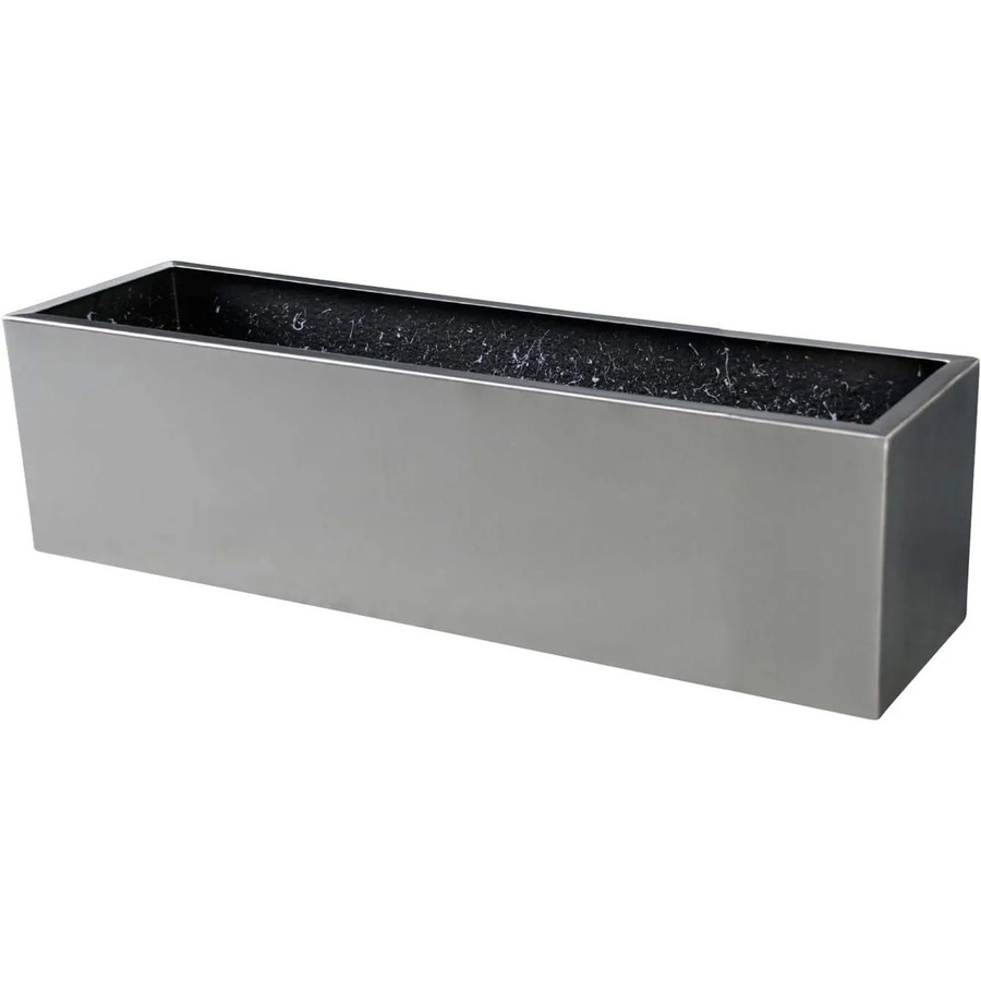 Vivanno Blumenkasten Balkonix in Edelstahl Gebürstet, Farbe Silber, B/T/H: 60 x 17 x 17 cm - Bild 2