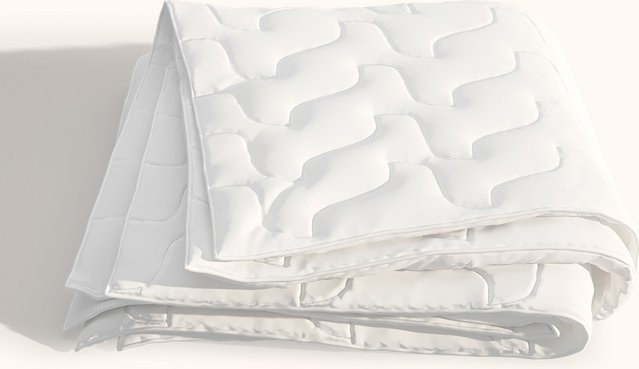 Emma One Medium Decke aus Mikrofaser in Weiß, B/B: 135 x 200 cm - Bild 1