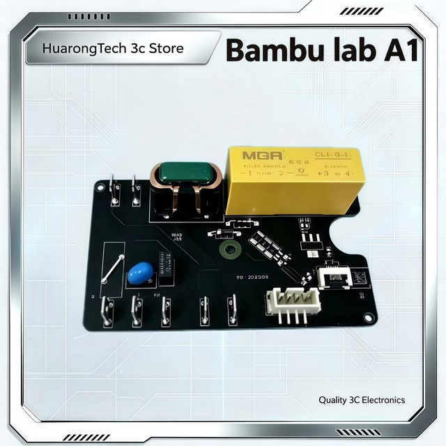 Bambu Lab A1 AC-Stromsteuerplatine DLB021-V2 für Bambu Desktop 3D-Drucker in Schwarz - Bild 1