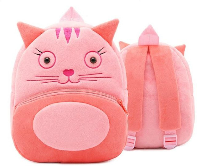 Kidsly Plüsch-Kleinkind-Rucksack, 3D-Cartoon-Tier, 2–6 Jahre - Bild 1