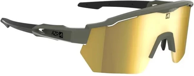 AZR Vision RX Sonnenbrille, Wrap, Kunststoff, grau, Unisex, Vollrand - Bild 1