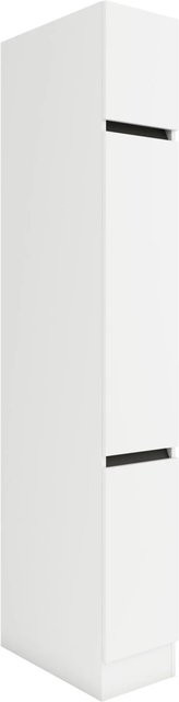 Optifit Küchen-Apothekerschrank Luca932 in Weiß-Anthrazit mit Türen und Schubladen, B/T/H: 30 x 57,1 x 206,8 cm - Bild 1
