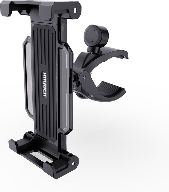 xnyocn Universeller Halter für Fahrrad, Motorrad und Kinderwagen für Tablets und Smartphones von 4 bis 13 Zoll, Schwarz - Bild 1