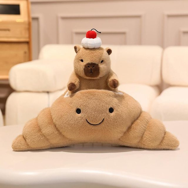 Linyi toy Capybara in Cupcake, Plüschtier, Bunt / Mehrfarbig - Bild 1