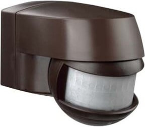 ESYLUX Aufputz Bewegungsmelder Braun IP44 mit 120 Grad Erfassungsbereich - Bild 1