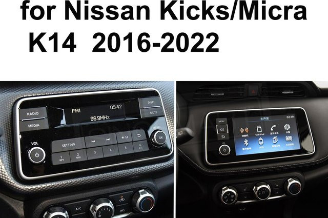 SINOSMART Android-Autoradio für Nissan Kicks und Micra K14 (2016-2022) mit CarPlay und Android Auto in Schwarz - Bild 1