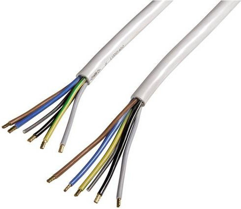 XavaX Herd Anschlusskabel Weiß 2,5 m - Bild 1