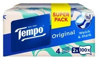 Tempo Papiertaschentücher Original Duo-Box in Weiß mit FSC-Zertifizierung - Bild 1