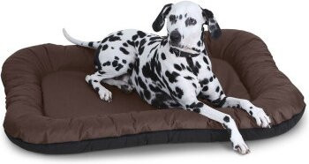 Knuffelwuff Hundebett Lucky Wasserfest In und Outdoor aus Nylongewebe Braun XXXL B: 140 cm, T: 105 cm - Bild 1