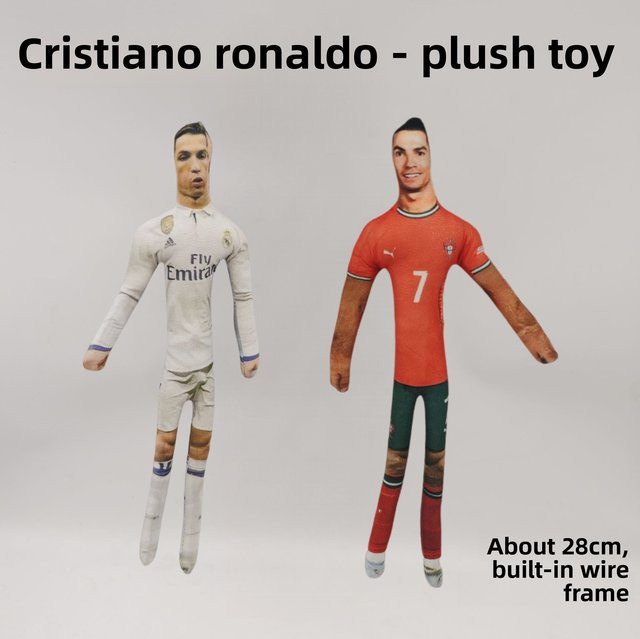 Bandai Fußballstars Messi Cristiano Ronaldo Zlatan Ibrahimović Abstrakte Ratte mit eingebautem Skelett, flexible Posing-Puppe, 26cm - Bild 1