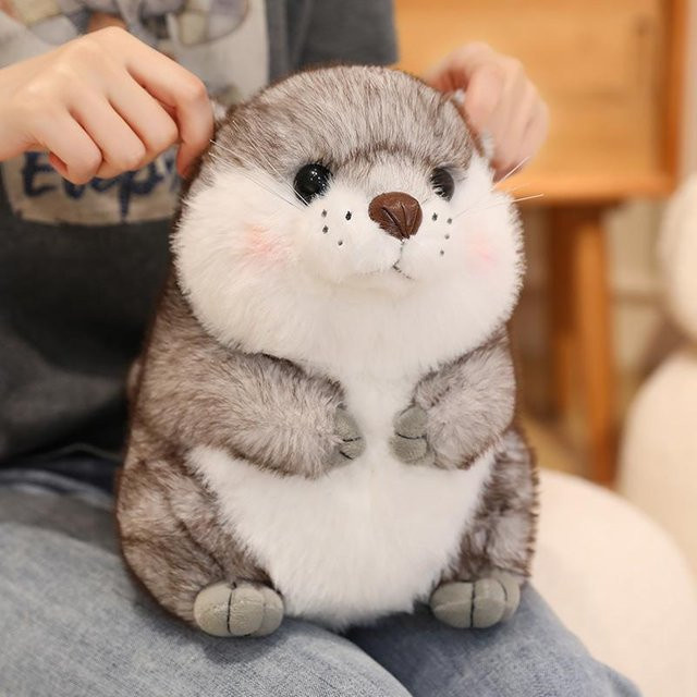 Otter-Stofftier, Tierpuppe, Weiß, ab 14 Jahren - Bild 1