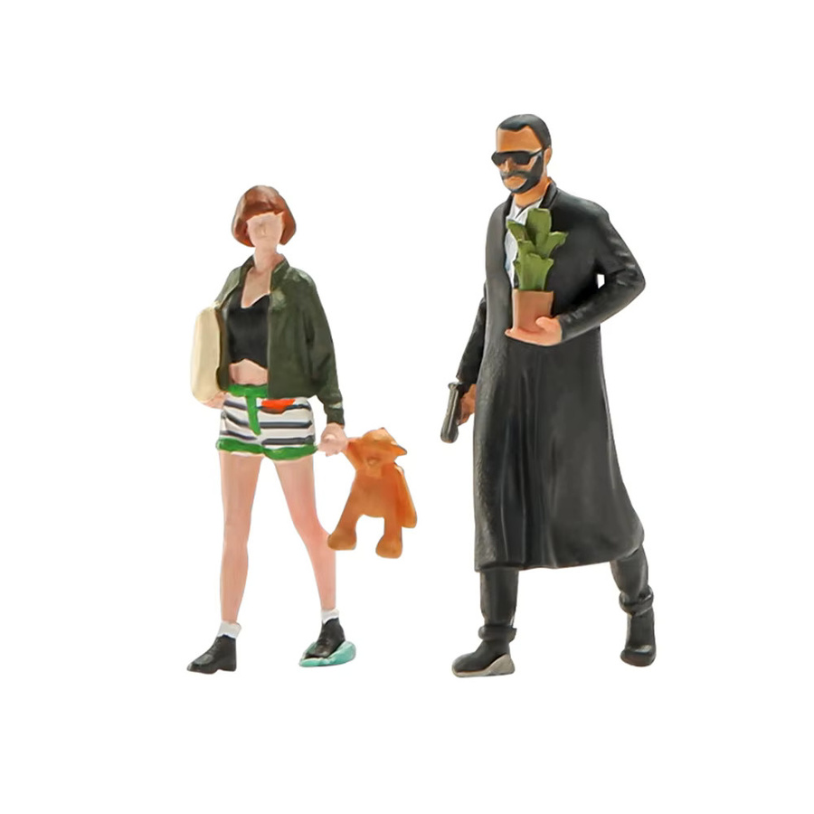 Kicarmod Filmfigur Léon & Mathilda Modell Dekoration Maßstab 1:64 Druckguss - Bild 6