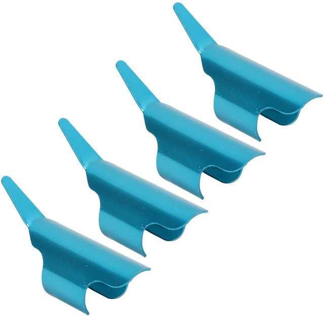 4er-Set GoolRC Fingerhüte aus Aluminiumlegierung in Blau mit ergonomischem Design für das Handnähen - Bild 1