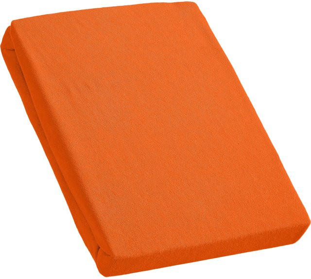 Kinzler Frottee Spannbetttuch in Terra, B/T: 140-160 x 200 cm, Höhe: 25 cm - Bild 1