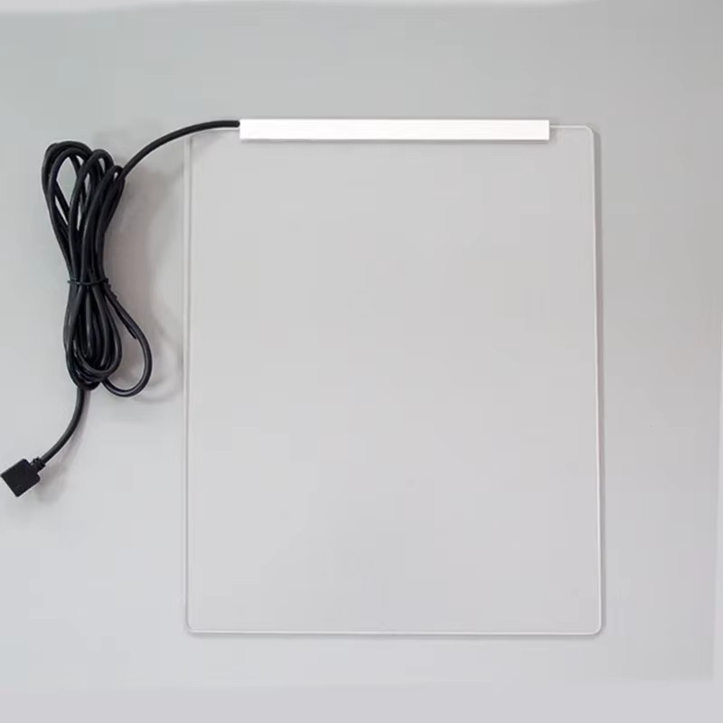 Echome RGB Gaming Mauspad aus gehärtetem Glas mit mattierter Oberfläche für Esports und PC-Zubehör - Bild 3