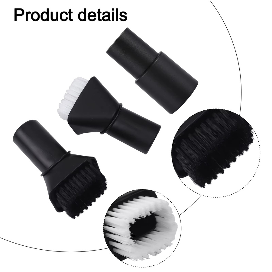 Kaercher Saugbürste mit harten und weichen Borsten in Schwarz für WD 2 WD 3 WD 4 WD 5 Staubsauger mit 32 bis 35 mm Adapter - Bild 3