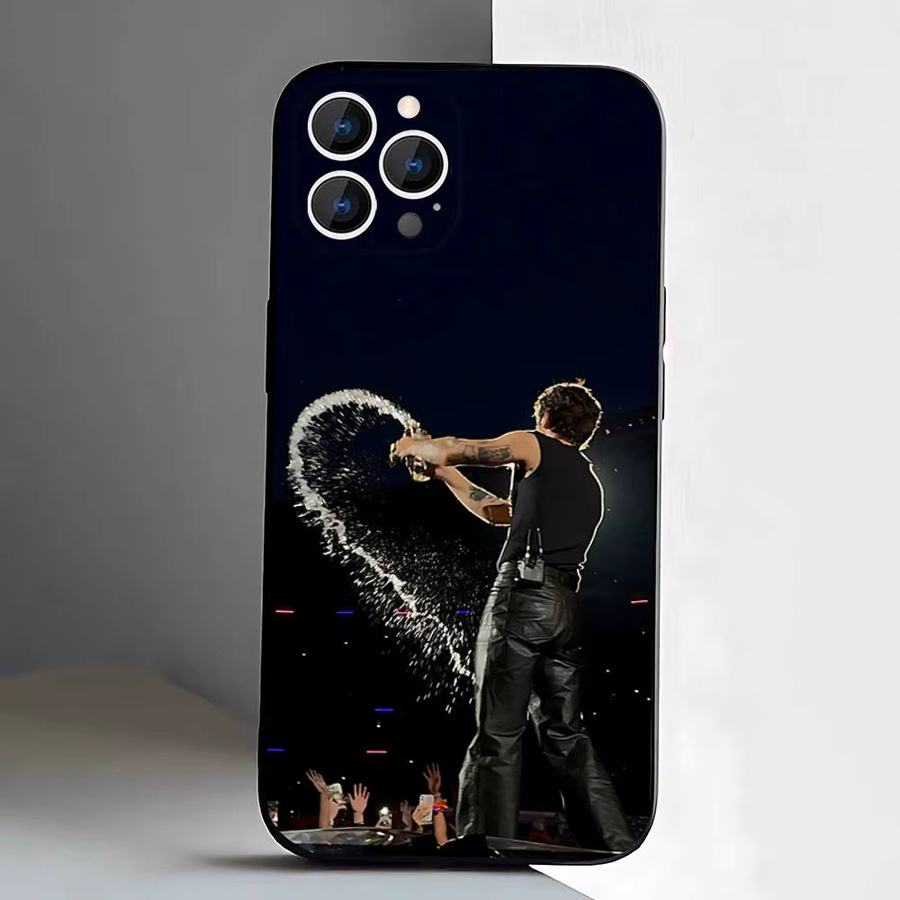 H-HaRRy Music Styles Soft Cover Handyhülle für iPhone (verschiedene Modelle), Schwarz - Bild 2
