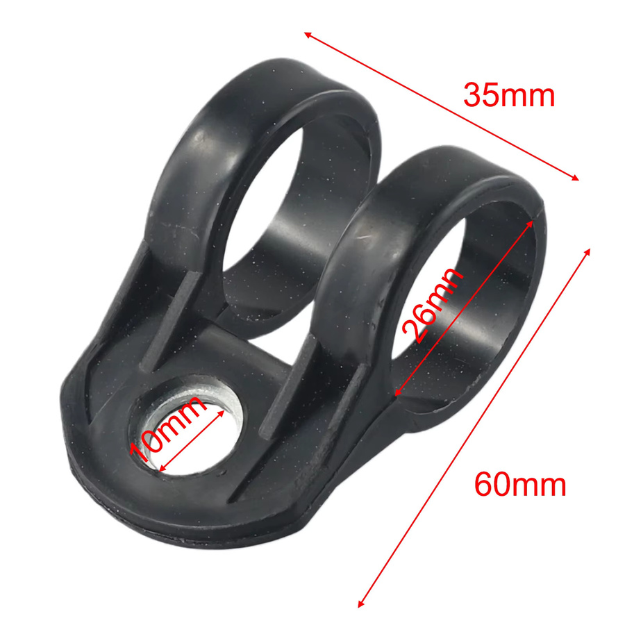 DAZZLEEX Universal Trimmer Haken Clip Halterung Schwarz für 26mm Welle - Bild 4