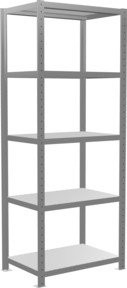 Schulte Grundregal Steckregal MULTIplus250 verzinkt mit 5 Fachböden, B/T/H: 200 x 75 x 50 cm - Bild 1