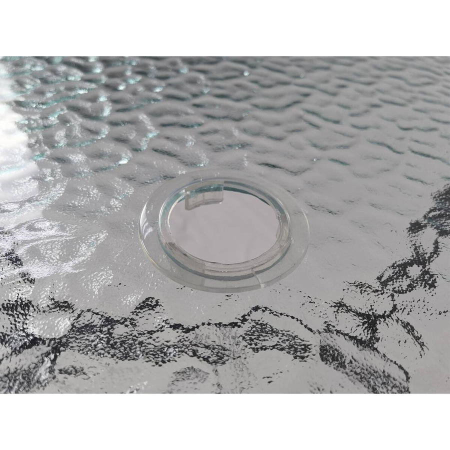 VCM Gartentisch aus Glas und Metall in Anthrazit, UV-beständig, B/T/H: 110 x 55 x 70 cm - Bild 2