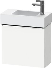 Duravit Waschtischunterschrank D-Neo in Weiß Matt mit einer Tür und Wandmontage, B/T/H: 48,4 x 22,2 x 44 cm - Bild 1