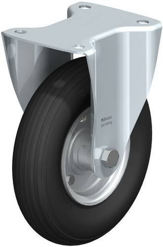 Blickle Bockrolle B-P 200R in Schwarz-Grau mit 200 mm Rad-Durchmesser und 75 kg Tragfähigkeit - Bild 1
