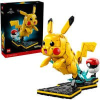 LEGO Pokémon Pikachu und Pokéball Konstruktionsspielzeug in Gelb und Rot - Bild 1