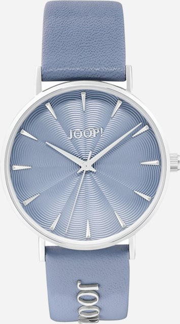 Joop! Armbanduhr, Analoguhr, Quarz, Edelstahl, Blau, Leder, Damen - Bild 1