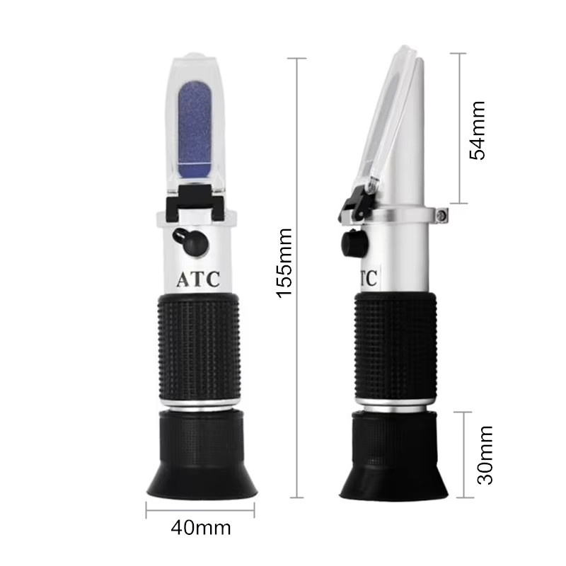 JUANJUAN Handheld Glykol Refraktometer mit ATC zur Messung von Frostschutzmittel, Kühlmittel und Batteriesäure für dein Auto - Bild 3