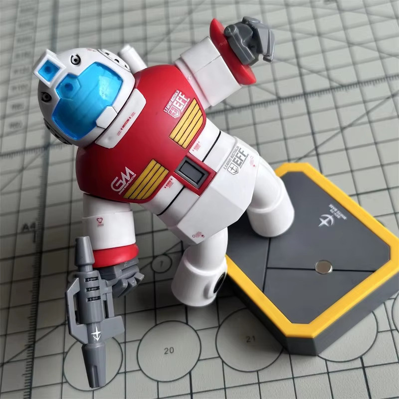 Chubby Gm Bandai Chubby Zaku Mittelalterliche Gm, Magnetischer Bausatz, Actionfigur - Bild 2