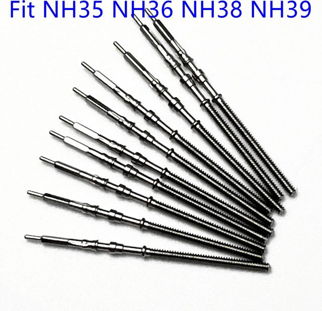 RICHUS Uhrenkronen Schaft Edelstahl, Silber, Unisex, Uhrenzubehör - Bild 1