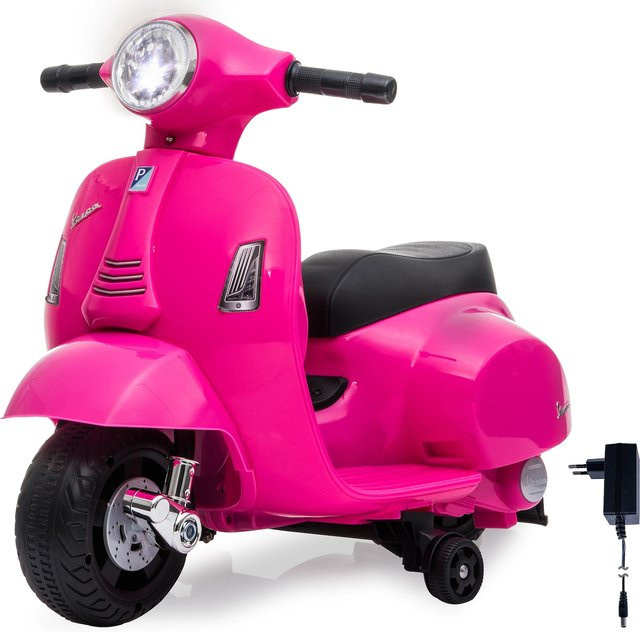 JAMARA Vespa Ride-on Mini Elektrofahrzeug pink ab 18 Monaten - Bild 1
