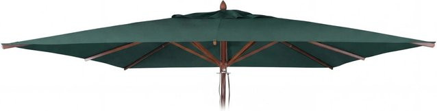 MCW Ersatz-Bezug für Gastronomie Holz-Sonnenschirm C57b, eckig, Polyester, Farbe: Dunkelgrün, B/T/H: 300 x 300 x 0 cm - Bild 2