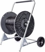 Katimex LWL Abspuler mit gelagerter Trommelachse in Schwarz, Trommeldurchmesser: 800 mm - Bild 1