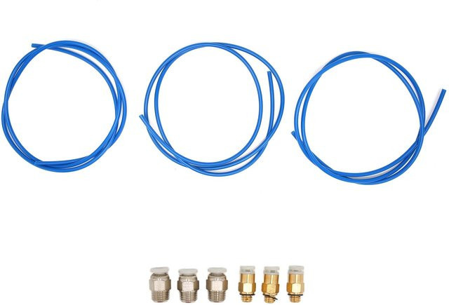 3er-Set PTFE-Bowden-Schlauch-Kit für 1,75 mm Filament in Blau von KONNWEI - Bild 1