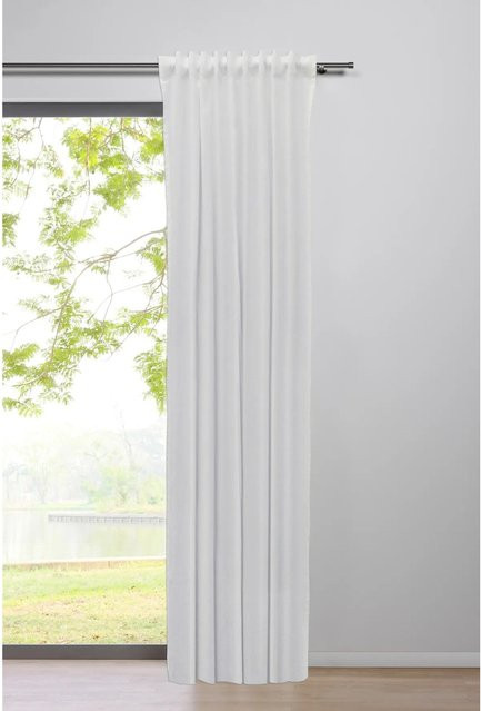 Mydeco Schlaufenschal aus Leinen in Weiß, B: 245 cm, H: 135 cm - Bild 1