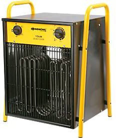 Clatronic Heizgerät VENTUS 1500 Fan Heater mit 15000 W Leistung, 4 Heizstufen, Thermostat und Überhitzungsschutz, IPX4, schwarz-gelb, B: 41,0 cm, T: 36,0 cm, H: 55,0 cm - Bild 1