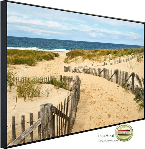 papermoon Infrarotheizung EcoHeat Cape Cod Dünen in Bunt mit Matt-Effekt, App-Steuerung und Überhitzungsschutz - Bild 1
