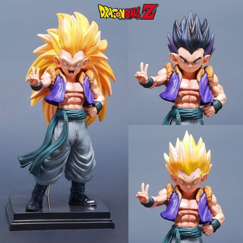 Bandai Dragon Ball Anime Figur Gotenks als PVC Statue in Mehrfarbig, Höhe: 22 cm - Bild 1