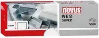 NOVUS Heftklammern NE8 SUPER aus Stahl in Silber - Bild 1
