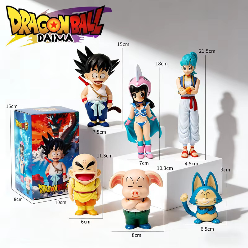 Bandai Dragon Ball Son Goku Krillin Anime-Figuren, PVC-Statuen - Bild 2