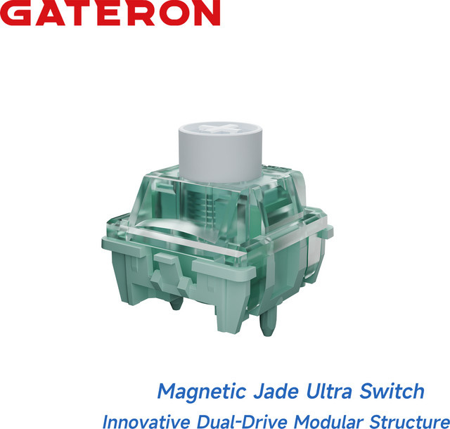 Gateron Magnetic Jade Ultra Lineare Hall-Effekt Schalter für magnetische Gaming-Tastaturen - Bild 1