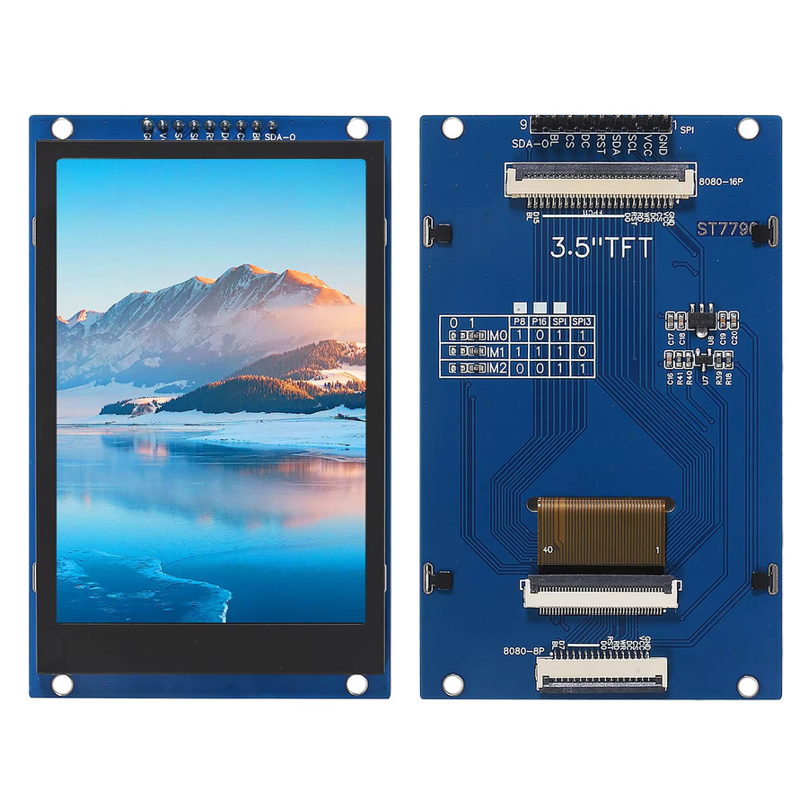 AOKIN 3,5 Zoll TFT Touch Screen Modul LCD Display Shield mit SPI Schnittstelle für Arduino R3 in Blau - Bild 3