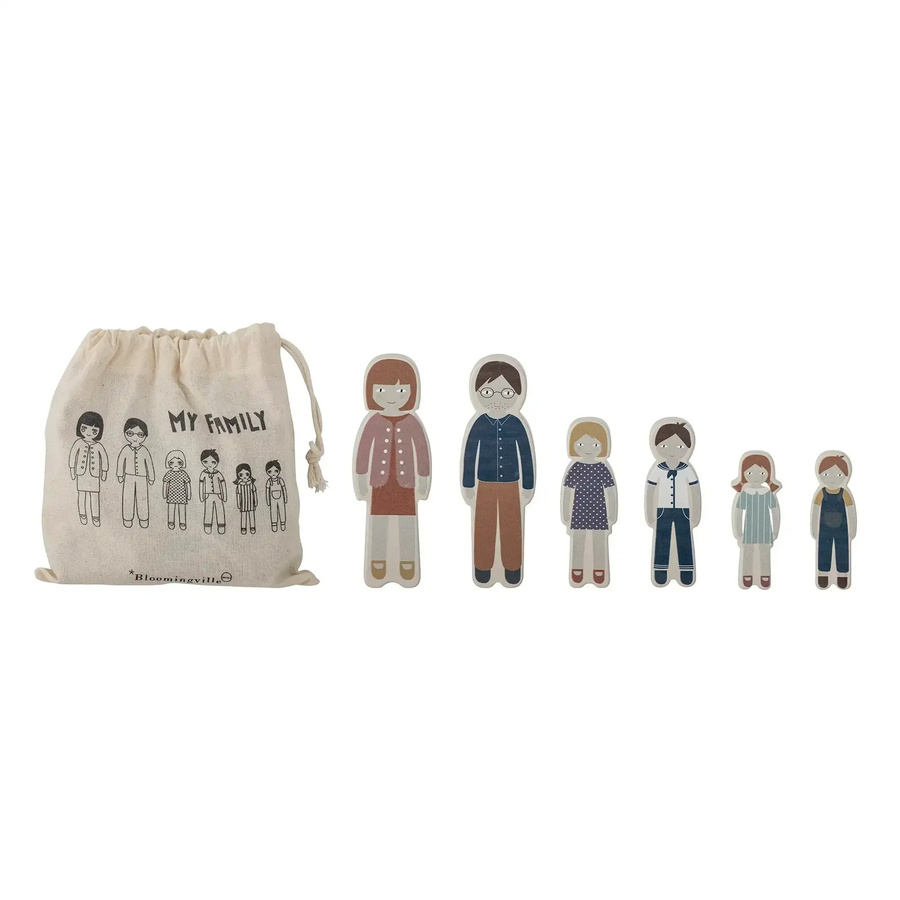 Bloomingville Mini Wilton Spielset Holz braun - Bild 1