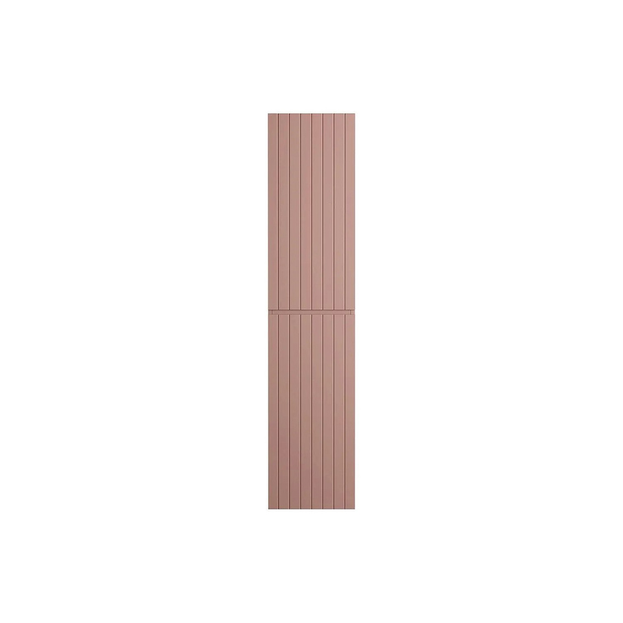 Vente-unique Badschrank Satara in Puderrosa, wandmontiert mit Soft-Close-Türen und geriffeltem Design, Breite: 35 cm, Höhe: 140 cm - Bild 2