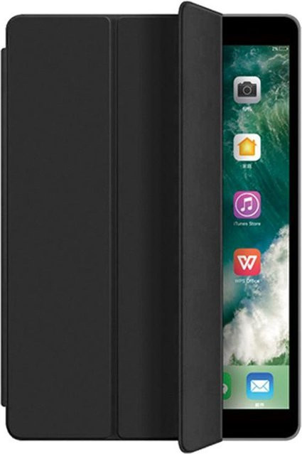 Smart Cover Schutzhülle für iPad Mini 1 2 3 4 5 mit 3-Falt-Ständer und Stift, Schwarz - Bild 1