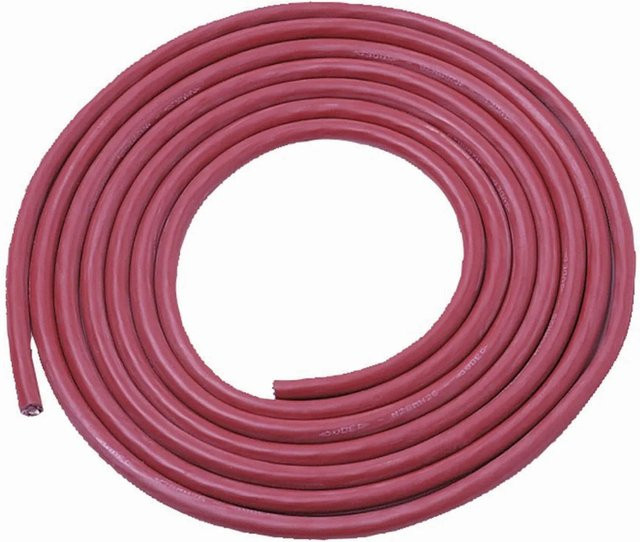 Karibu Saunakabel-Set 2 x 5 Meter, 2,5 mm², Farbe Rot - Bild 1