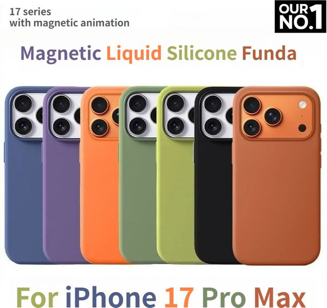 Apple Flüssigsilikon-Hülle mit MagSafe für iPhone 13 bis iPhone 17 Pro Max in Purple - Bild 1