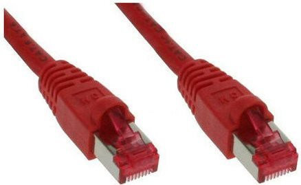 InLine Patchkabel S/FTP Cat.6 Ethernet LAN rot 30m - Bild 1