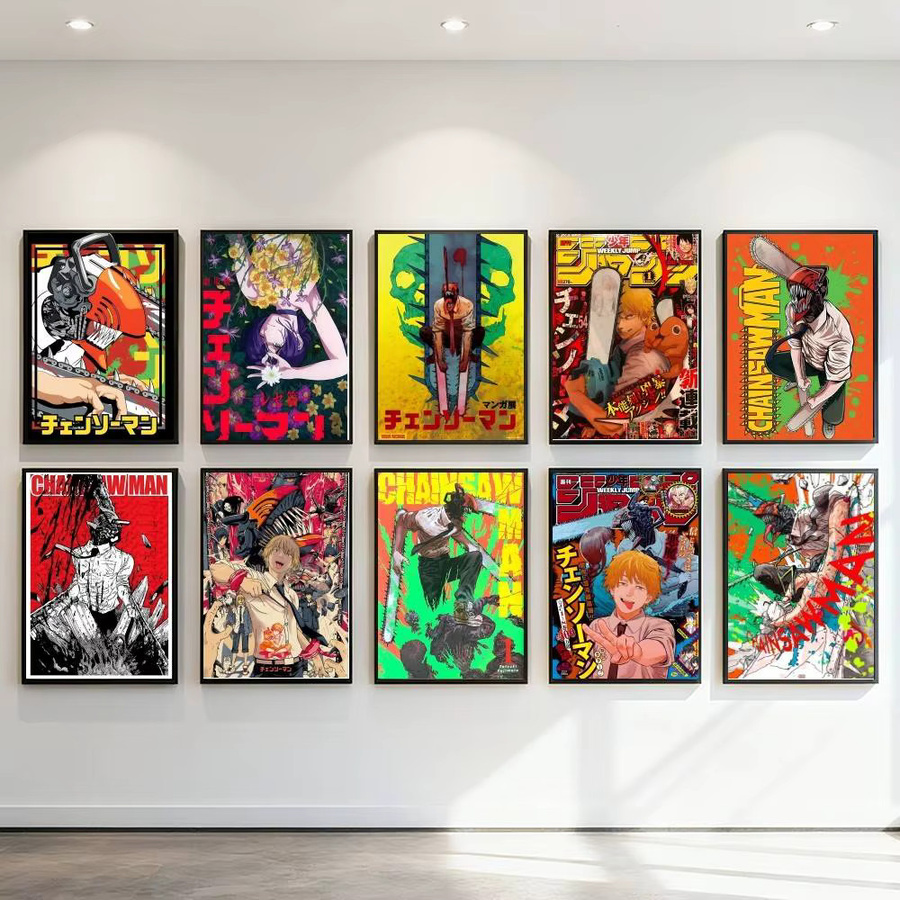 Kayou Chainsaw Man Anime Manga Poster Kunstdruck in Mehrfarbig, B: 15,0 cm, H: 10,0 cm - Bild 2